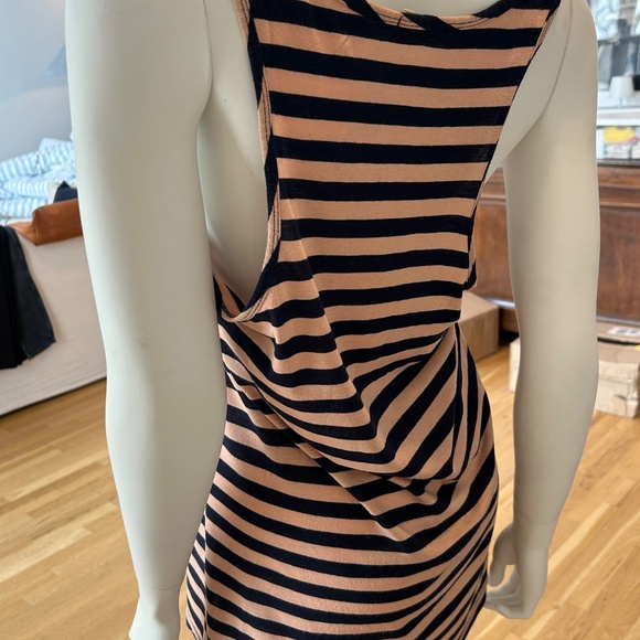 J Crew Coral/Navy Womens Tank - M - Picture 3 of 7